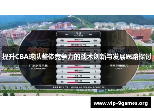 提升CBA球队整体竞争力的战术创新与发展思路探讨