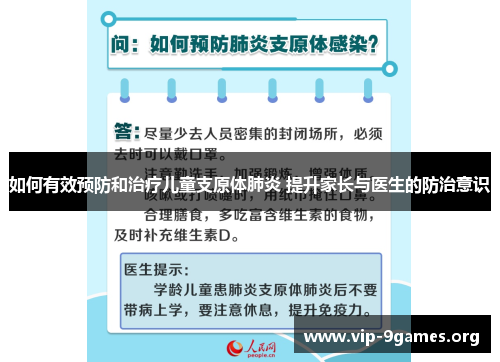 如何有效预防和治疗儿童支原体肺炎 提升家长与医生的防治意识
